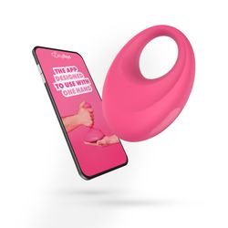 EasyConnect - Wibrujący Pierścień na Penis Sterowany Aplikacją