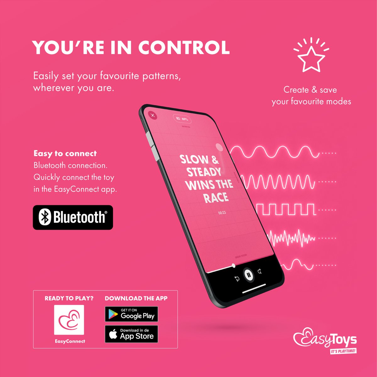 EasyConnect - Vibrerende Buttplug Axel app gestuurd