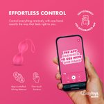 EasyConnect - Vibrerende Kegel Balletjes Stella app gestuurd
