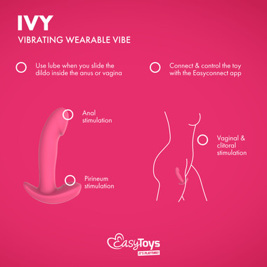 EasyConnect - Tragbarer Vibrator Ivy, app-gesteuert - EasyToys