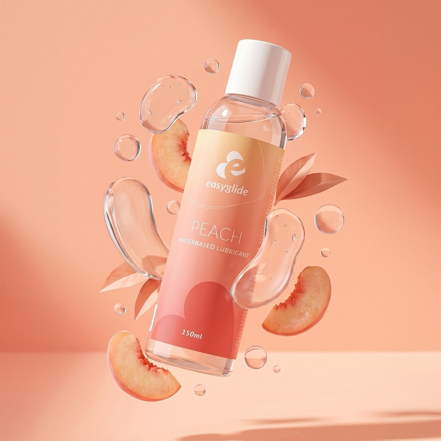 EasyGlide - Waterbased Lubricant Peach - 150 ml foto 2