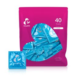 EasyGlide - Condones Extra Finos - 40 unidades