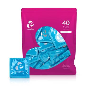 EasyGlide - Extra Thin Condoms - 40 pieces EasyGlide - Extra Thin Condoms - 40 pieces