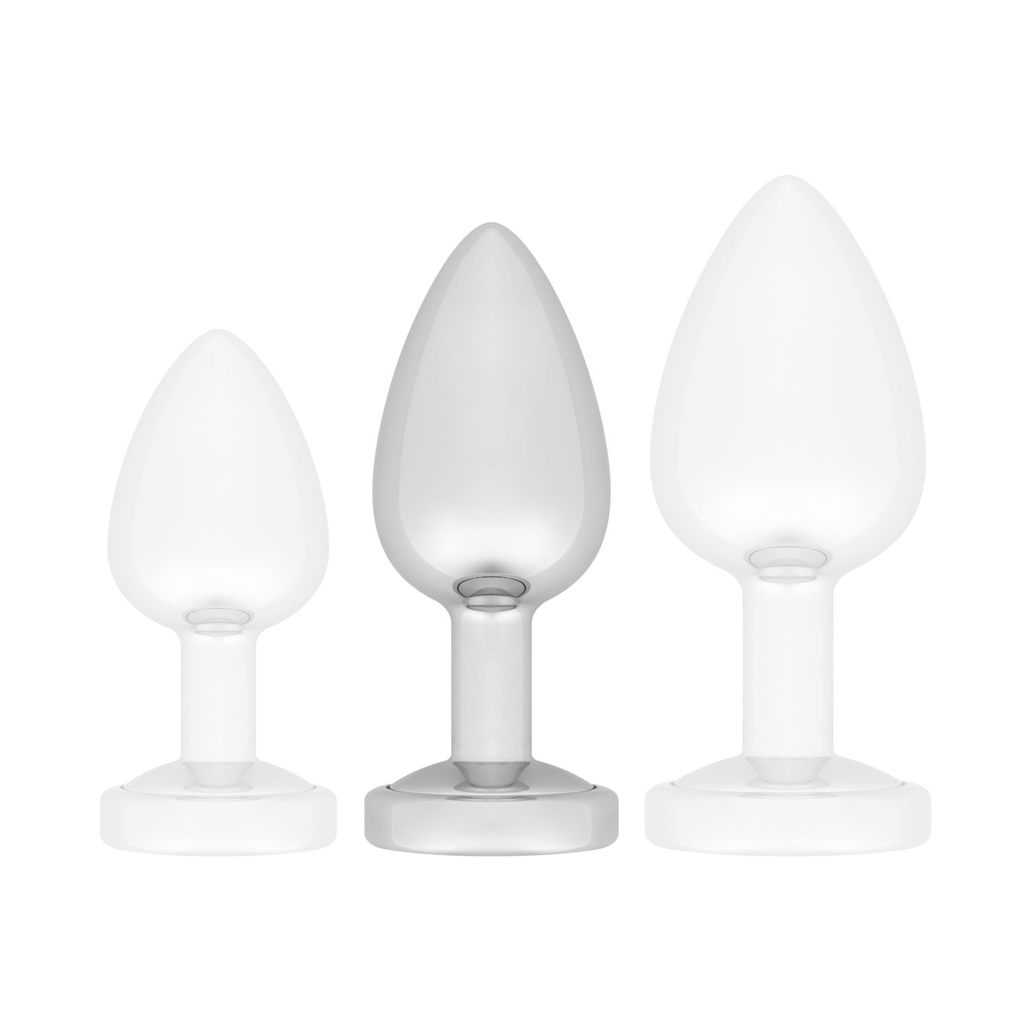 Easytoys Anal Collection - Buttplug LED Medium - Zilver foto 9