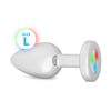 Easytoys Anal Collection - Butt Plug LED Large - Silver