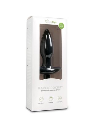 Vibrerende buttplug - zwart
