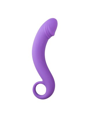 Siliconen prostaat dildo - paars