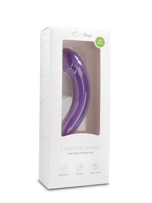 Siliconen prostaat dildo - paars