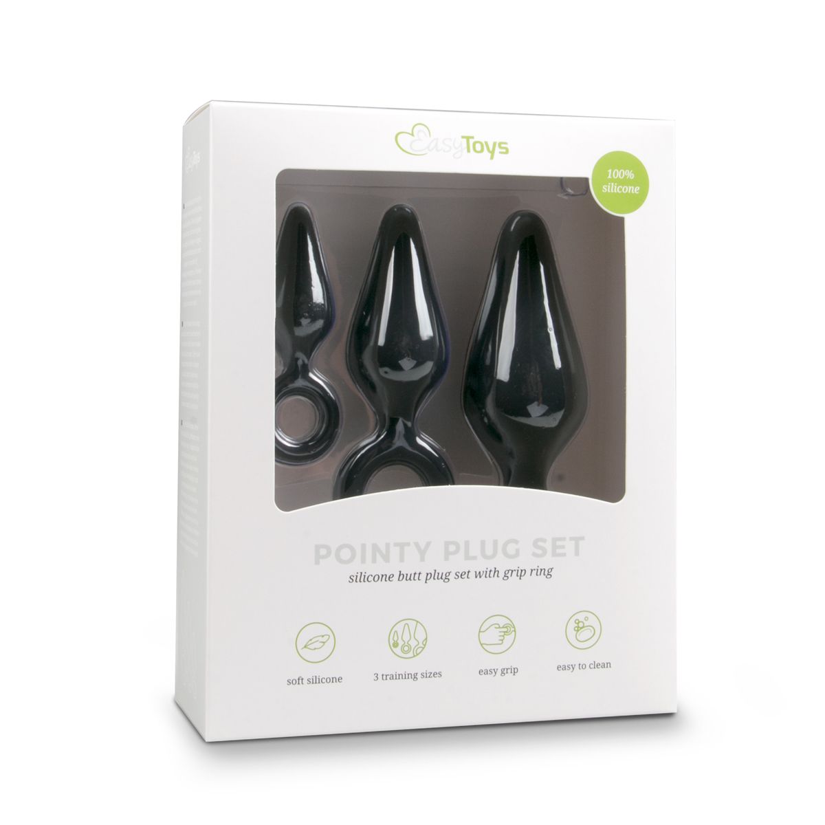 Small Silicone Penis Plug With Pull Ring - EasyToys