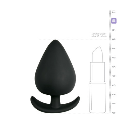 Black Anchor Buttplug - Small - EasyToys