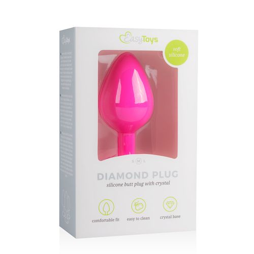 diamond_plug_medium_-_pink