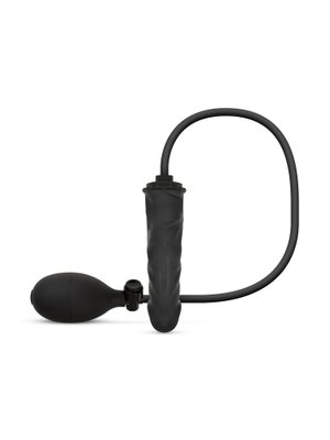 Anal Collection - Opblaasbare Dildo met Pomp 14,5 cm - Zwart