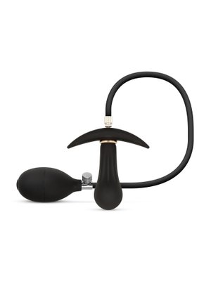 Anal Collection - Opblaasbare Buttplug met Pomp 8 cm - Zwart
