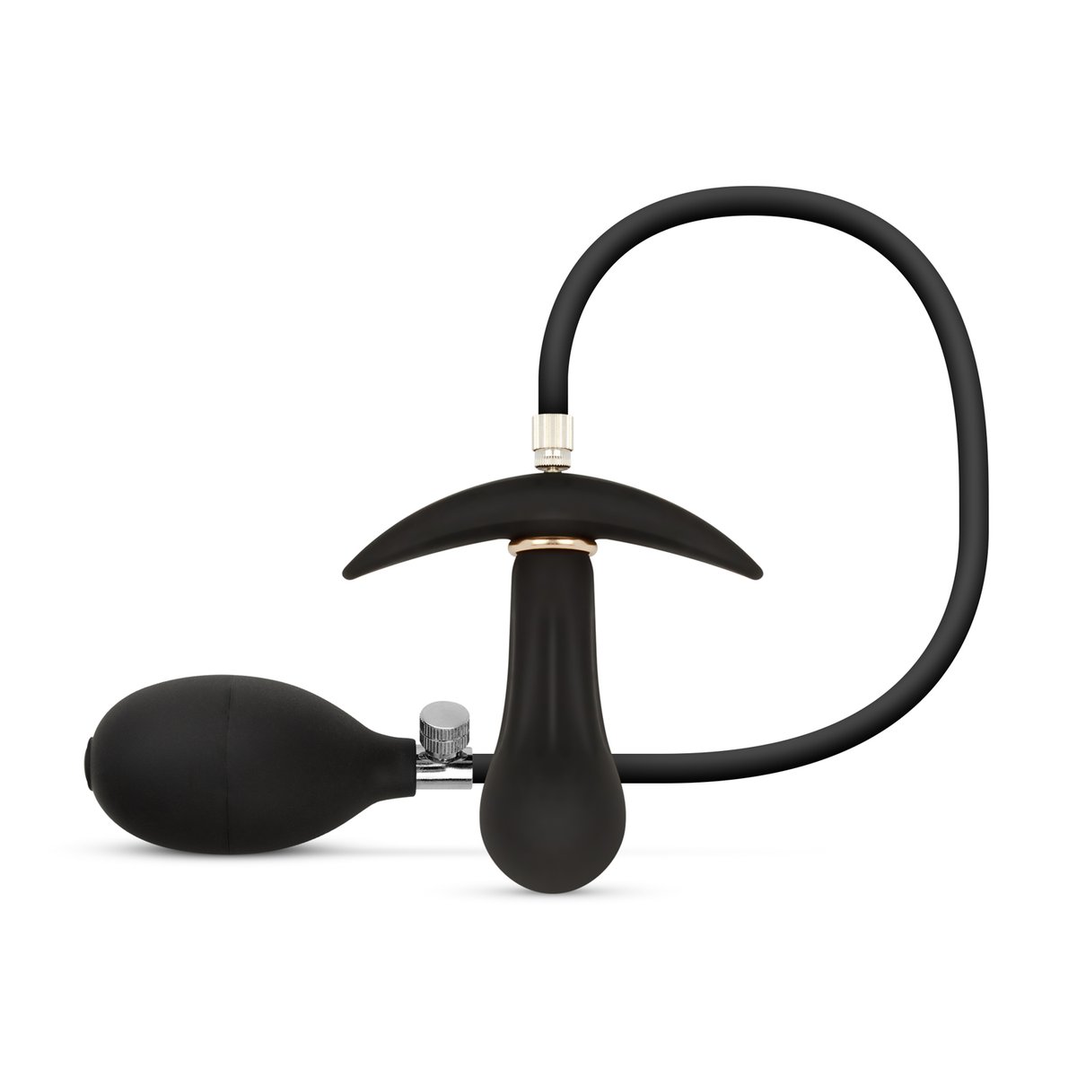 Anal Collection - Opblaasbare Buttplug met Pomp 8 cm - Zwart Anal Collection - Opblaasbare Buttplug met Pomp 8 cm - Zwart
