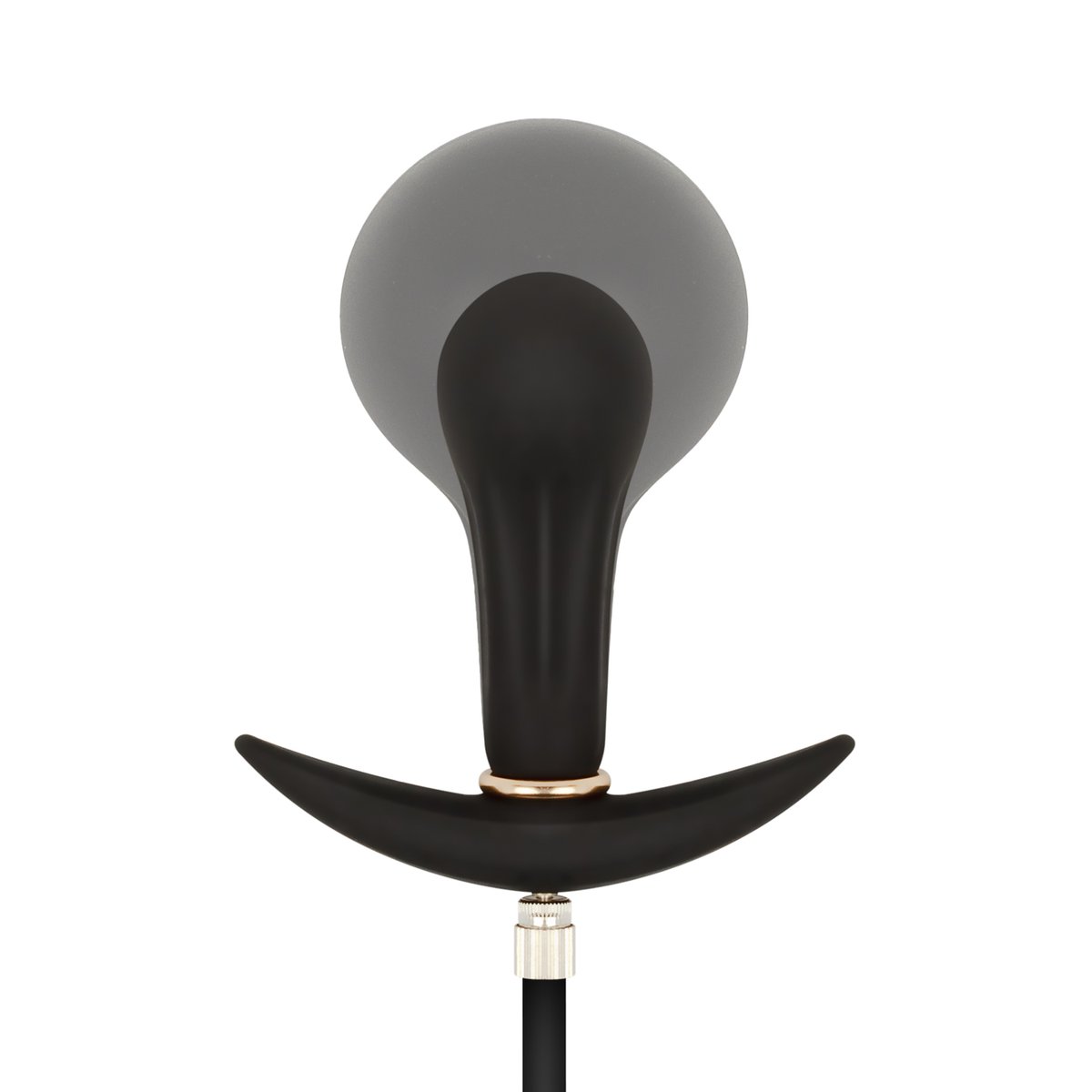 Anal Collection - Opblaasbare Buttplug met Pomp 8 cm - Zwart