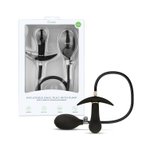 Anal Collection - Opblaasbare Buttplug met Pomp 8 cm - Zwart