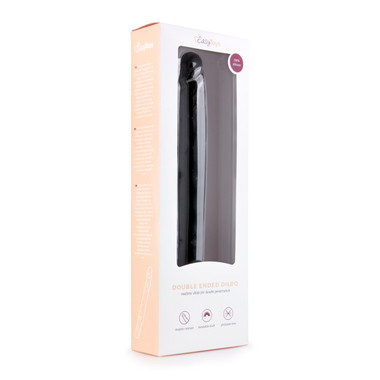 EasyToys Dildo mit zwei Enden in Schwarz - 30 cm
