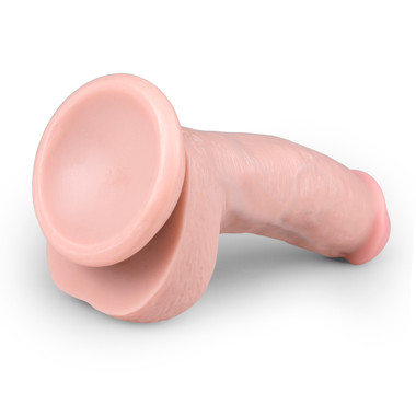 Godemichet Réaliste Lavetra - Dildo Imitation Pénis Naturel, Couleur Beige, Neuf