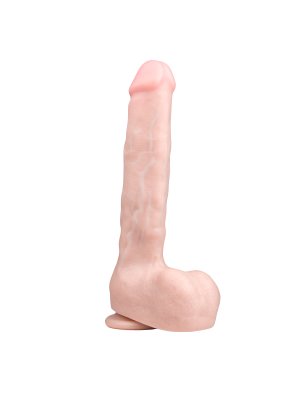 Realistische Dildo Met Balzak - 29,5 cm