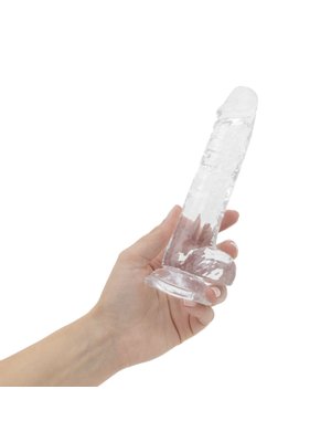 Jelly Dildo met ballen - 17 cm