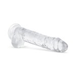 Jelly Dildo met ballen - 19 cm