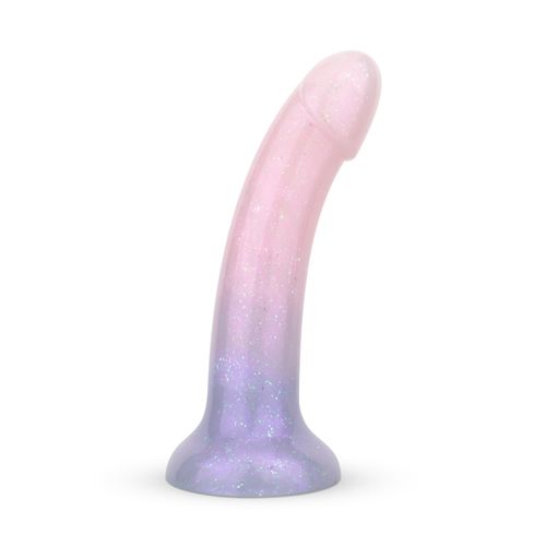 EasyToys - Dildo souple pailleté 
