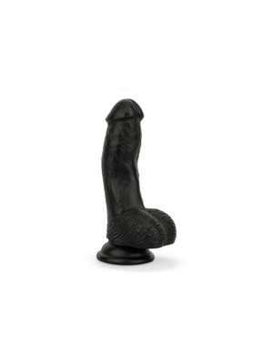 Dildo met ballen 12 cm - Zwart