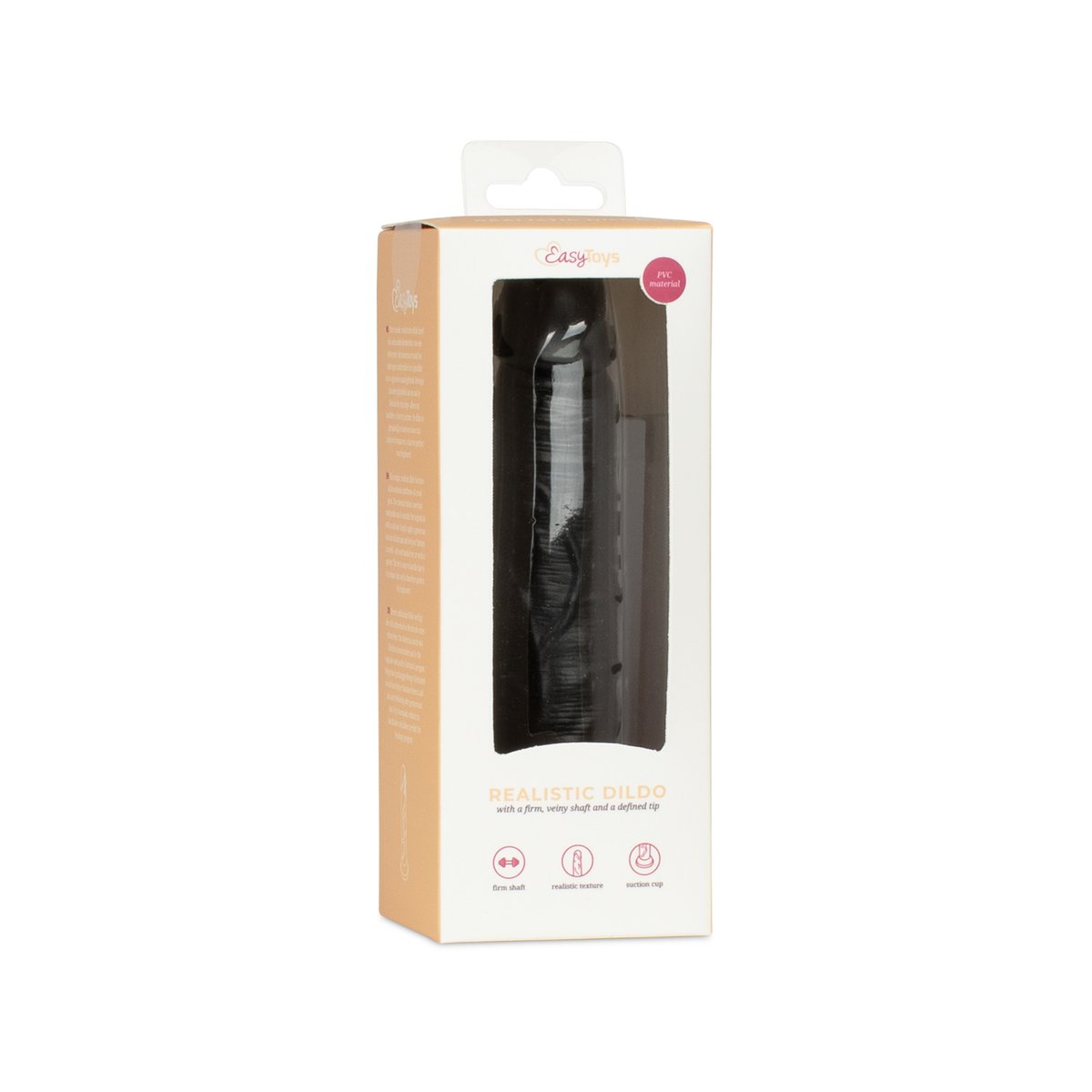 Dildo zonder ballen 12 cm - Zwart