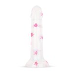 Dildo Collection Flower Power Dildo – Roze Glitterdesign 15 cm
