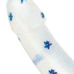 Dildo Collection Blossom Bliss Dildo – Blauw Glitterdesign 19 cm