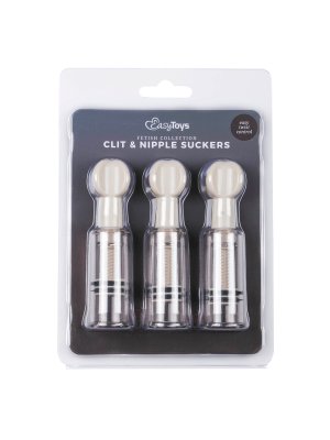 Easytoys Fetish - Tepel En Clitoris Zuigers 3 Stuks