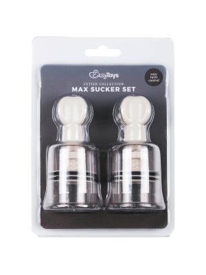 Easytoys Fetish - Tepelzuigers 2 Stuks - Medium