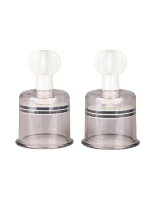 Easytoys Fetish - Tepelzuigers 2 Stuks - Groot