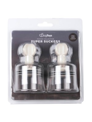 Easytoys Fetish - Tepelzuigers 2 Stuks - Groot