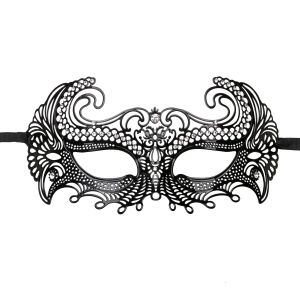 Zwart Venetiaans masker