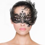 Easytoys Fetish - Open Venetiaans Masker - Zwart