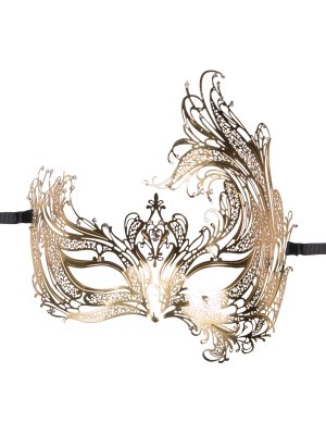 Easytoys Fetish - Open Venetiaans Masker - Goudkleurig