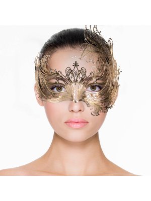 Easytoys Fetish - Open Venetiaans Masker - Goudkleurig
