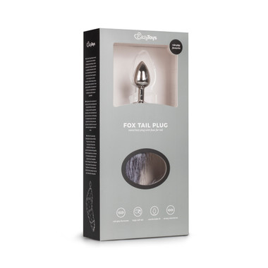 big anal vibrator Kit Plug Anale in Metallo con Coda di Volpe e Frontino Orecchie - Rosa -  Love Shop Foggia