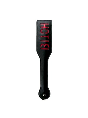 Easytoys Fetish - Zwarte Leren Paddle - Bitch