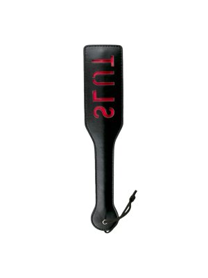 Easytoys Fetish - Zwarte leren paddle - Slut