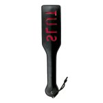 Easytoys Fetish - Zwarte leren paddle - Slut