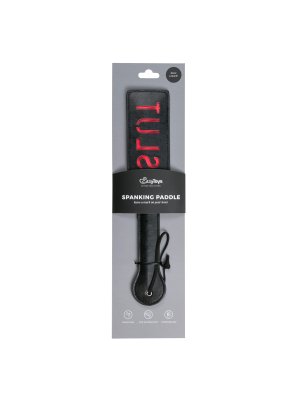 Easytoys Fetish - Zwarte leren paddle - Slut