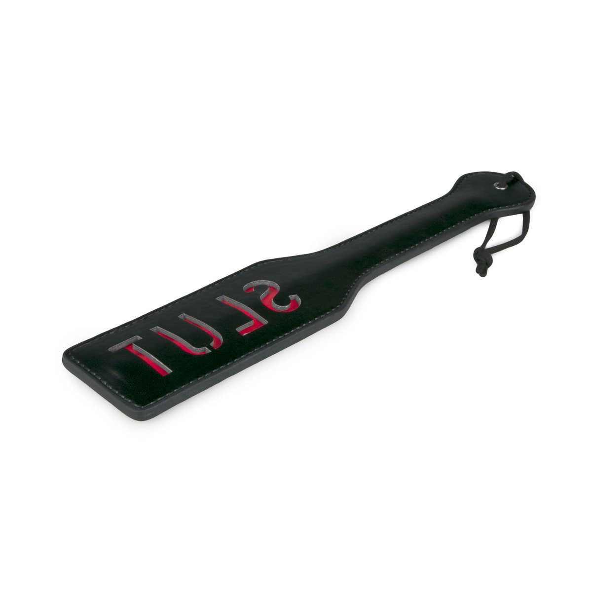 Easytoys Fetish - Zwarte leren paddle - Slut