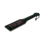Easytoys Fetish - Zwarte leren paddle - Slut