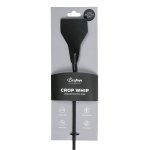 EasyToys - Fetish Lange Leren Zweep - Zwart