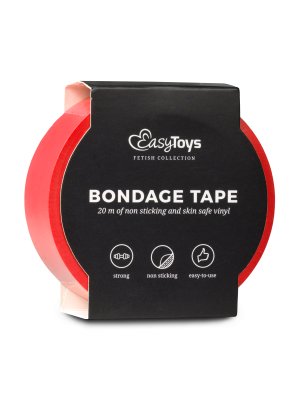 Easytoys Fetish - Rode bondagetape - 20m