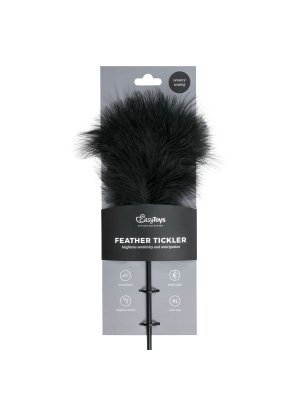 Easytoys Fetish - Zwarte kietelaar - lang