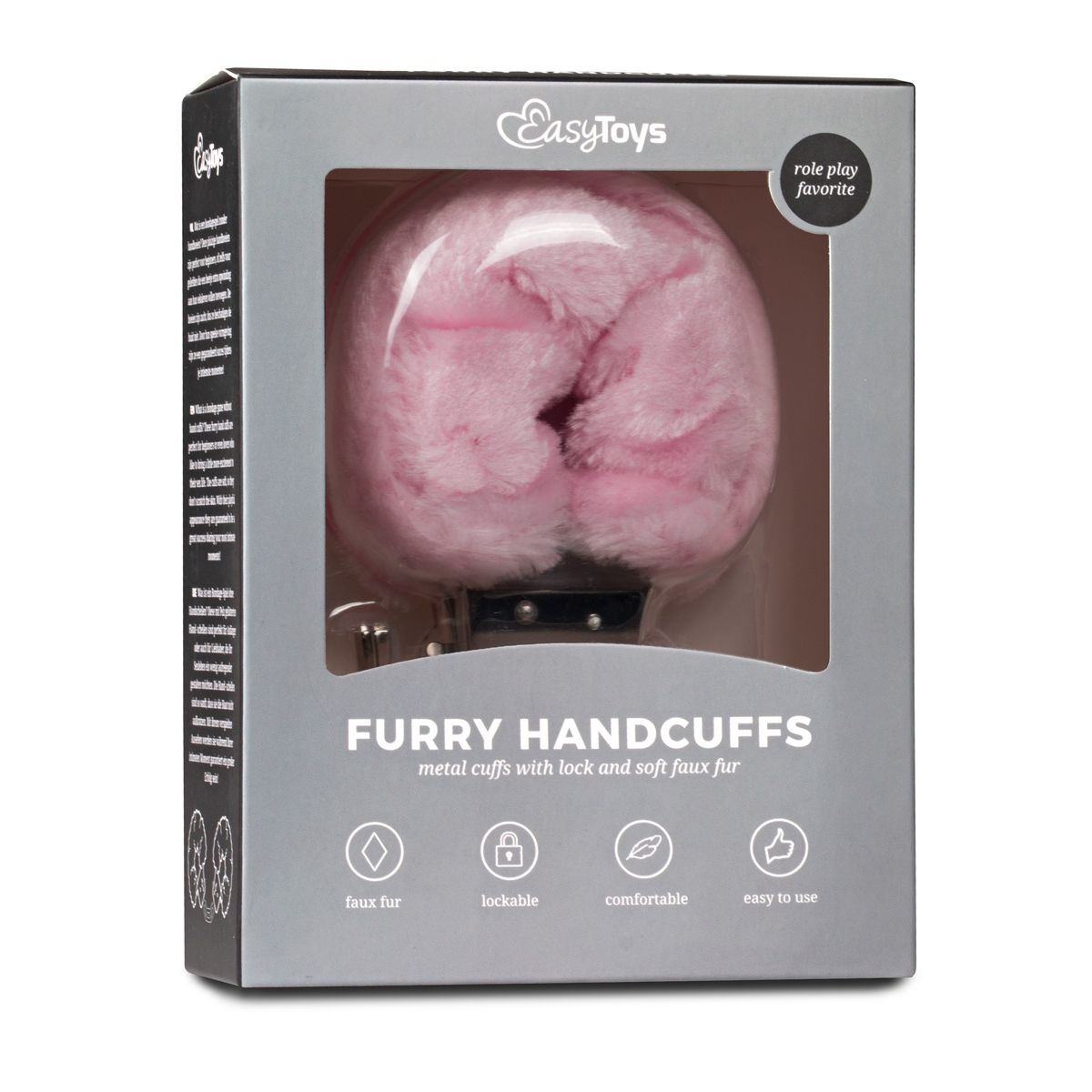 Wholesale Furry Soft Metal Handcuffs Couple Chastity Sex Toys Role