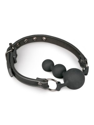 Easytoys Fetish - Balknevel met siliconen kralen - Zwart